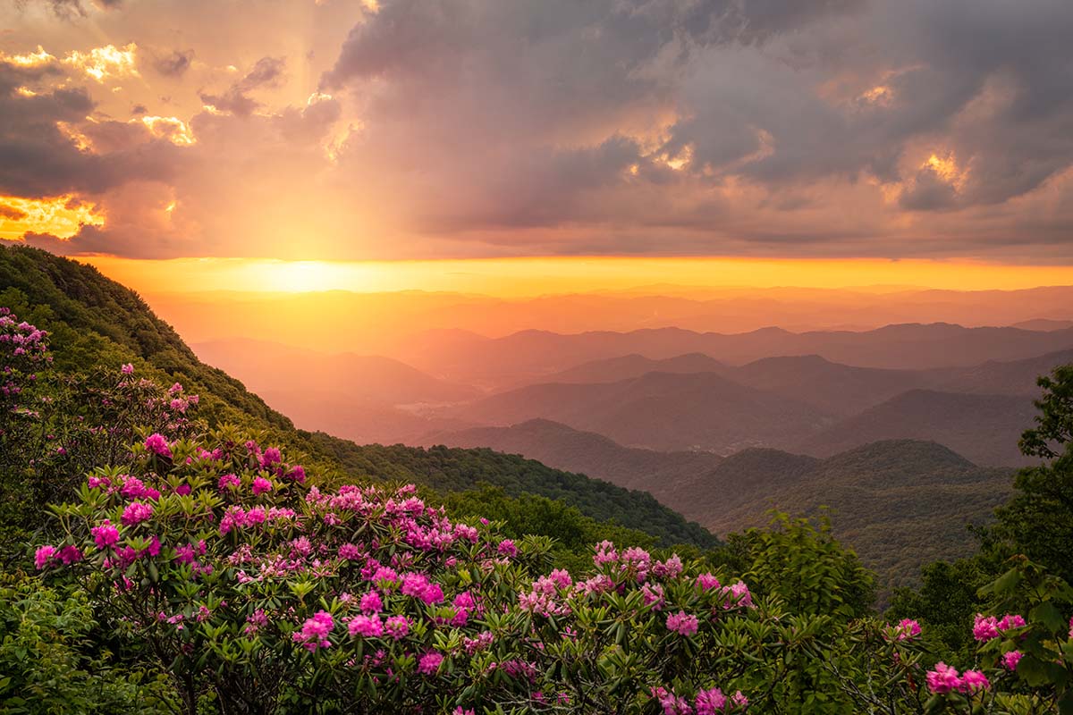 Blue Ridge Mountains, Asheville, North Carolina