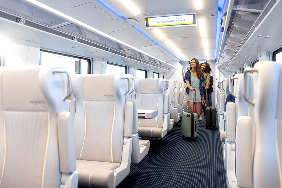 Brightline Train Journey from Orlando to Miami