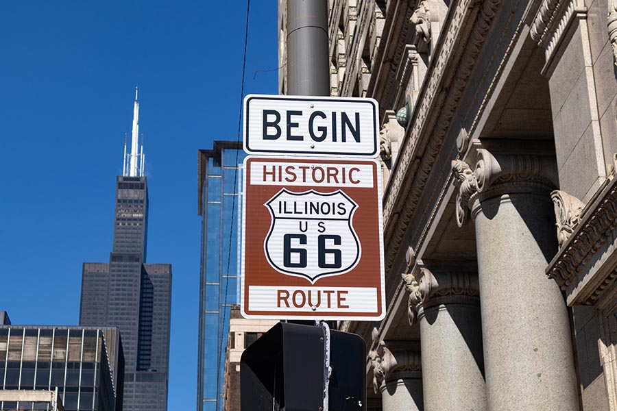 Route 66 Begin