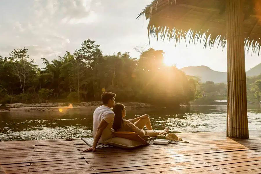 Hintok River Camp at Hellfire Pass