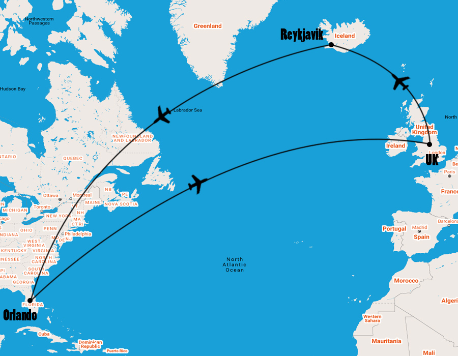 Half Term in Iceland & Orlando