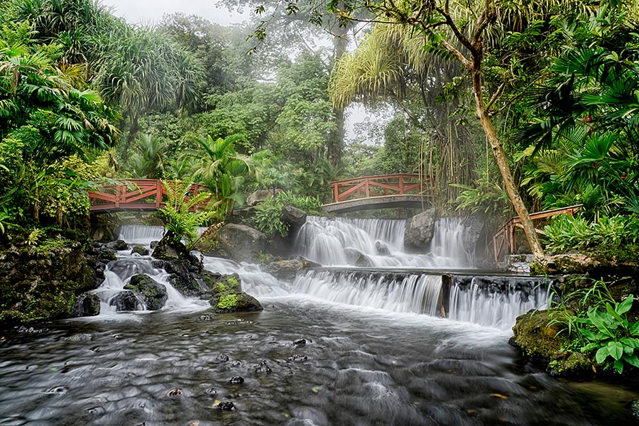Waterfall in La Fortuna