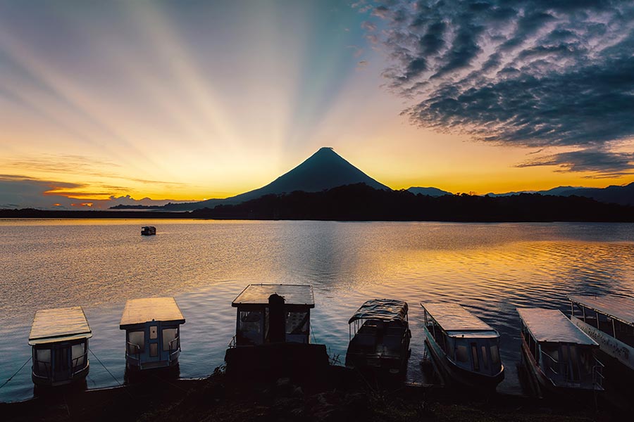 Boat Ride across Lake Arenal