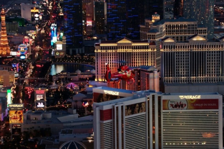 Helicopter Strip Night Flight Tour