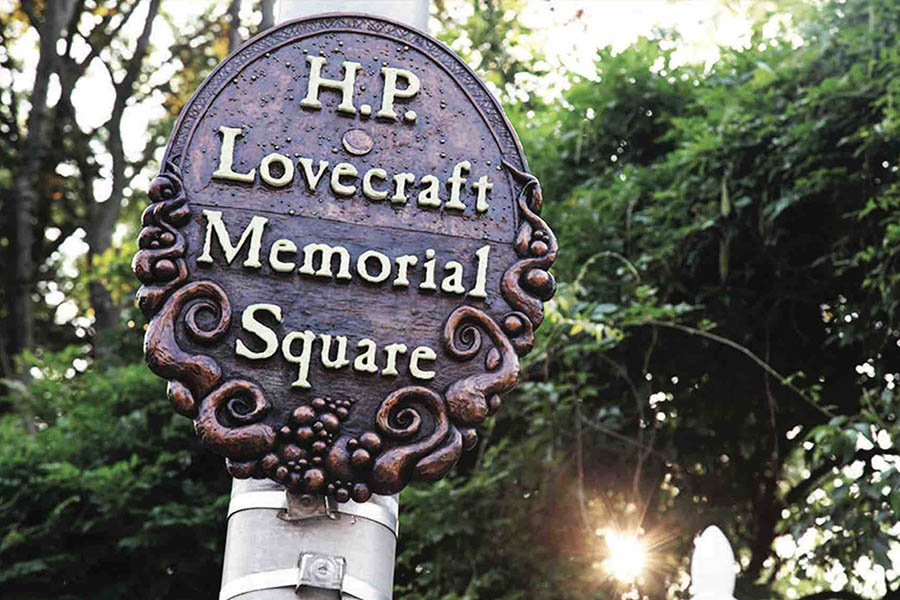 H.P. Lovecraft’s Plaque