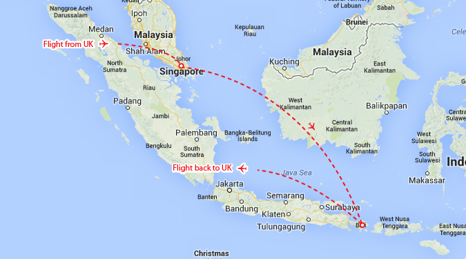 travel advisory to bali from singapore