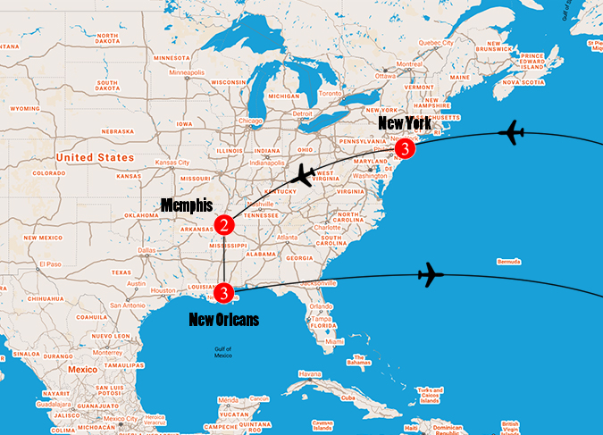 New York, Memphis & New Orleans | theinternettraveller.com
