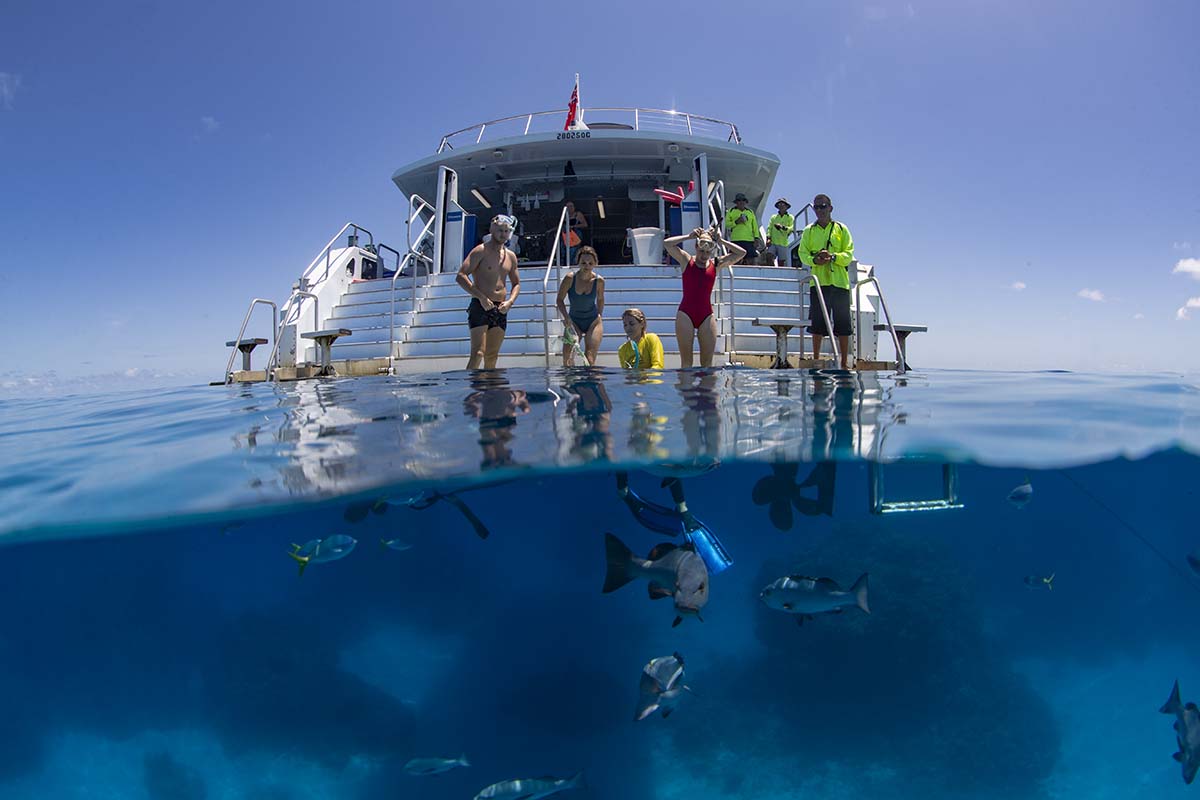 Quicksilver Outer Barrier Reef Adventure - Credit. Tourism and Events Queensland