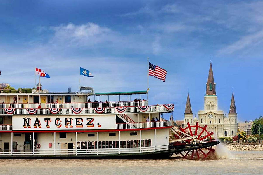 Steamboat Natchez Mississippi River Jazz Dinner Cruise