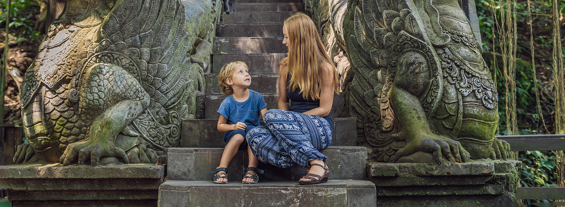 Monkey Forest, Waterfalls & Rice Terraces