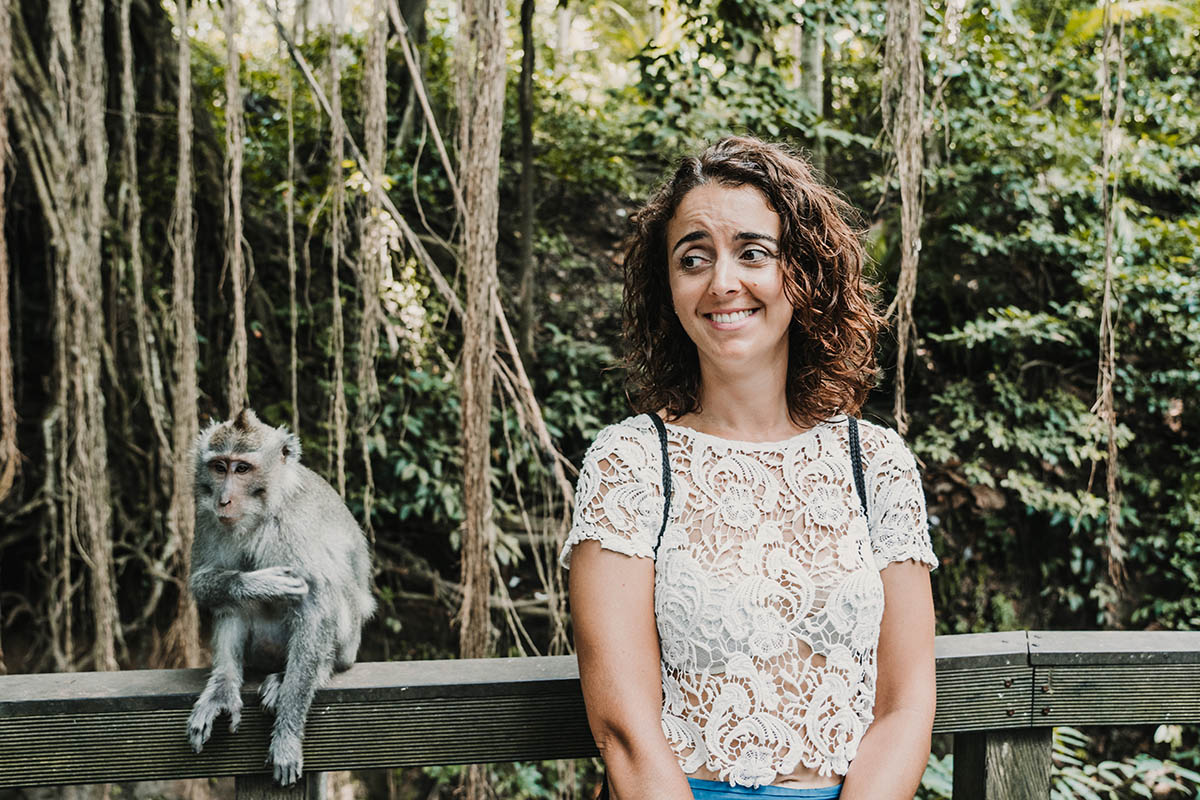 Monkey Forest, Waterfalls & Rice Terraces