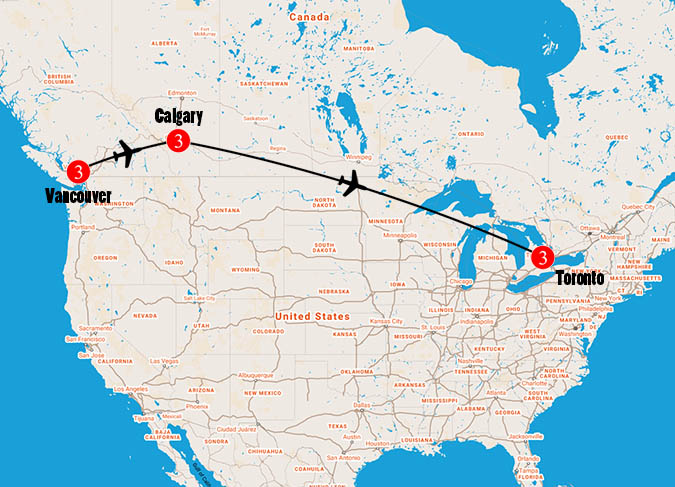 Vancouver, Calgary & Toronto | theinternettraveller.com